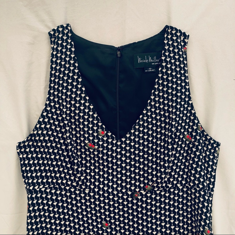 Nicole Miller little black Martini dress